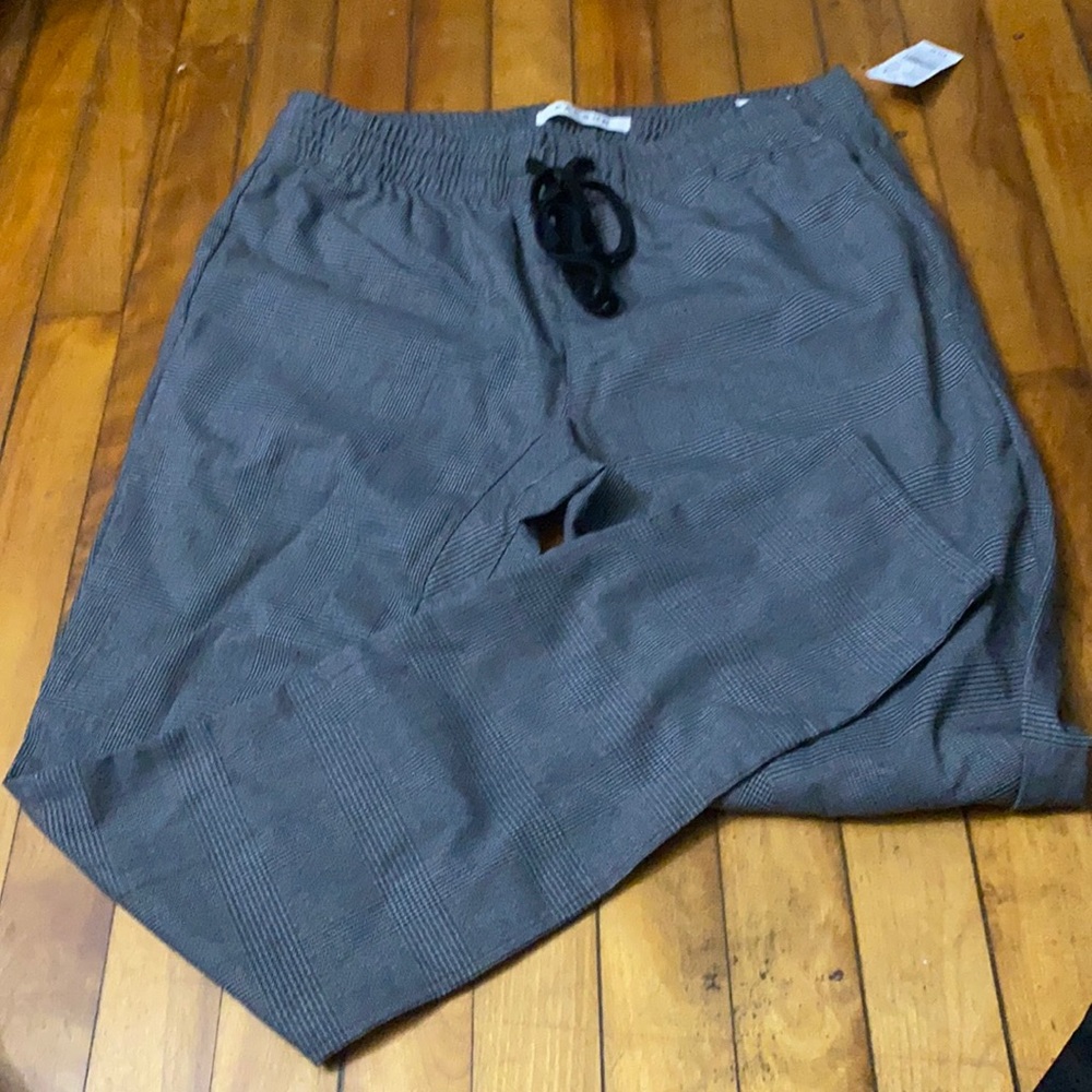 Plaid joggers